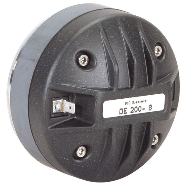 Main product image for B&C DE200-8 1" Titanium Horn Driver 8 Ohm 2/3-Bolt 294-602